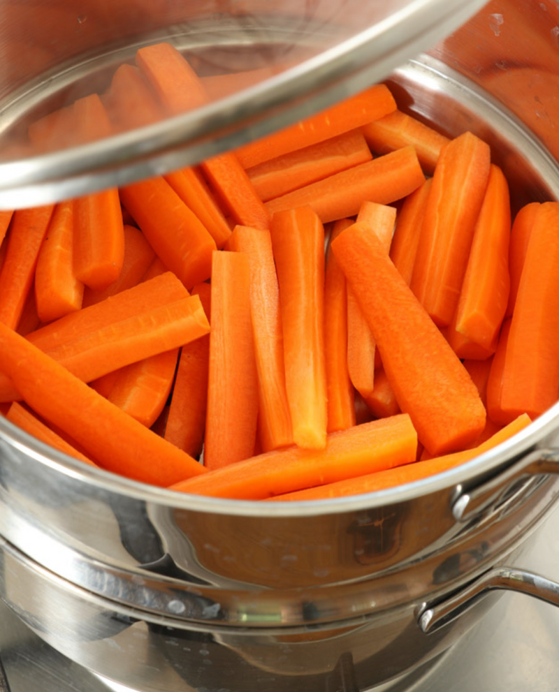 Simple Steamed Carrots